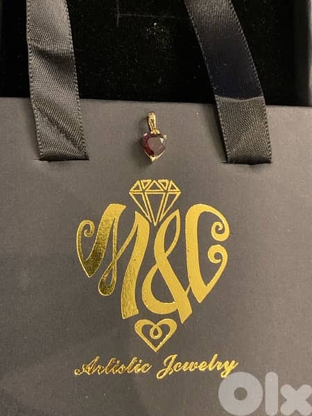 Natural gemstones heart gold pendants 5