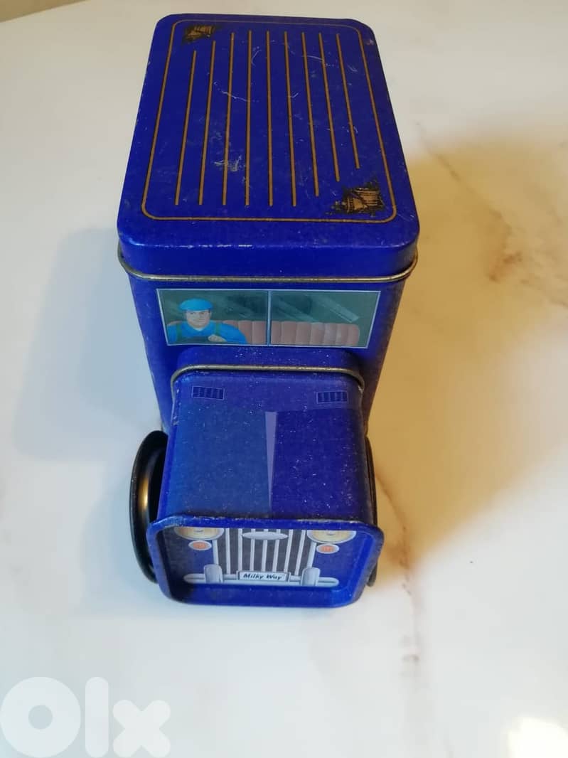 Vintage tin Milky Way - Mars chocolate collectable trucks 2
