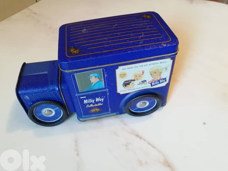 Vintage tin Milky Way - Mars chocolate collectable trucks 3