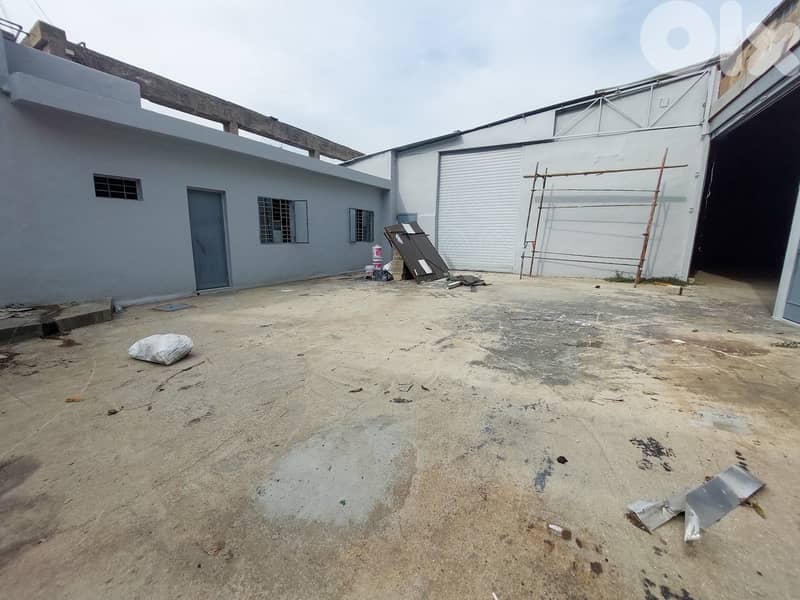 1,000 SQM Warehouse + Land for Rent in Zalka, Metn 0