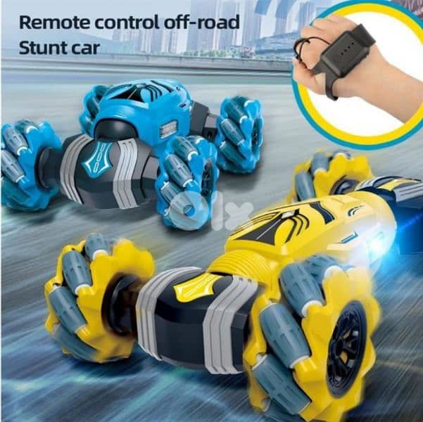 Crazy motion hand controlled car stunt racing gift 0