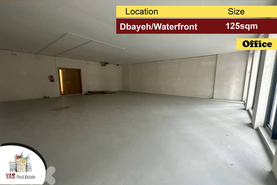 Dbayeh/Waterfront 125m2 | Office | Prime Location | Catch | MJ | 0