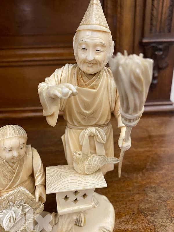 antique 19th century japanese okimono 1