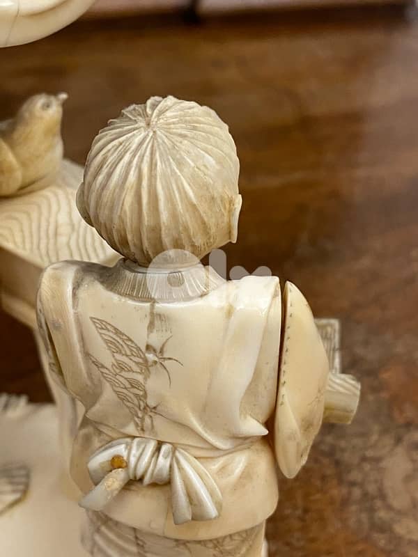 antique 19th century japanese okimono 6