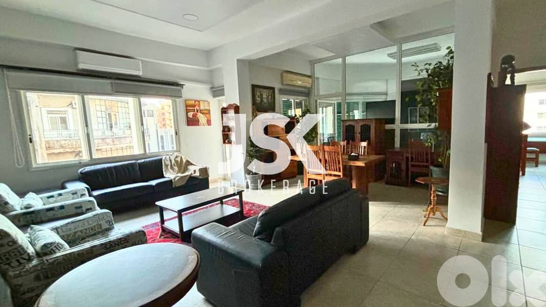 L16679- 3-Bedroom Apartment For Rent in Badaro 0