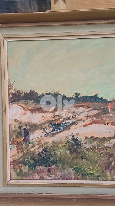 لوحة رسم زيتي 4