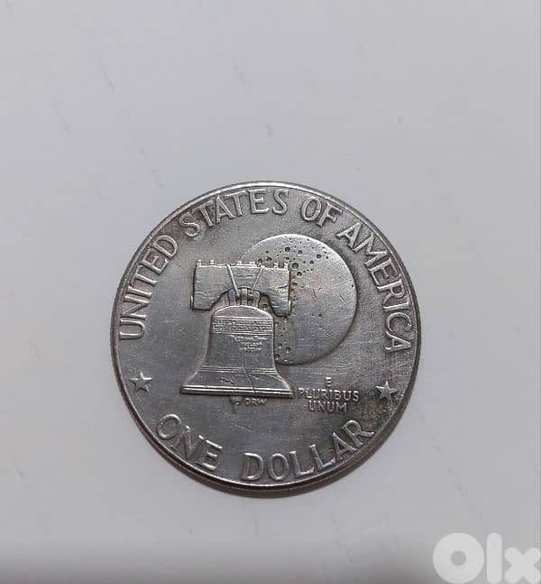 USA 1 Large Dollar Memorial President Eisenhower year 1776_1976 1