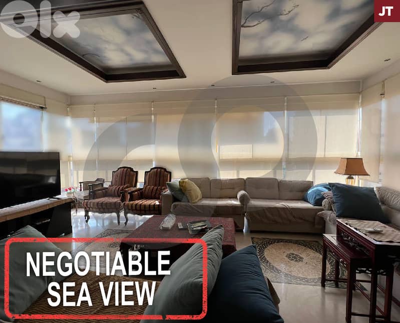 Negotiable-sea view-Rawche, Beirut/روشه, بيروت REF#JT115910 0