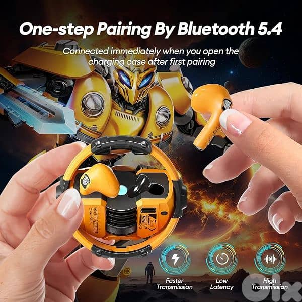 Marvel Transformers Avengers Gaming Earbuds Bluetooth 5.4 earphones 7