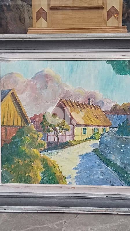 لوحة رسم زيتي اوروبية 5