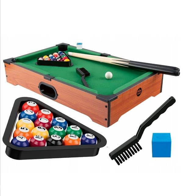 PLAYTIVE BILLIARD TABLE - WOODEN MINI BILLIARD/4$ delivery 0
