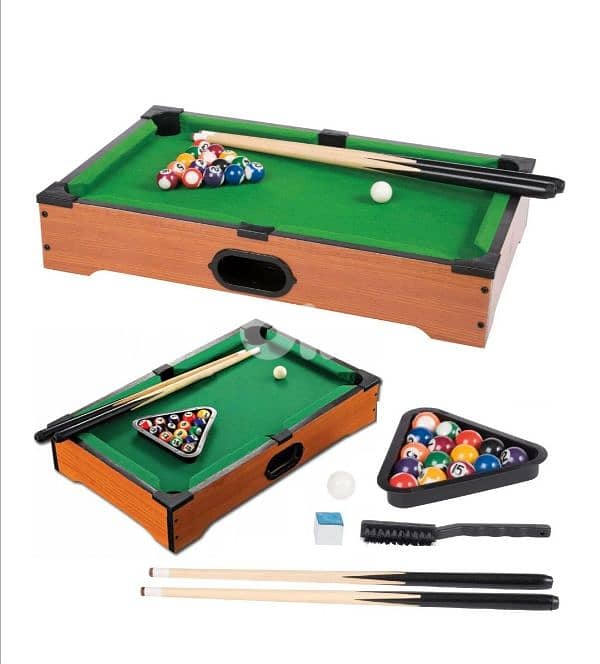 PLAYTIVE BILLIARD TABLE - WOODEN MINI BILLIARD/4$ delivery 1