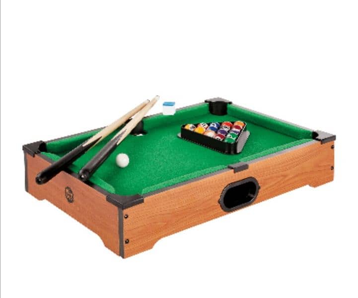 PLAYTIVE BILLIARD TABLE - WOODEN MINI BILLIARD/4$ delivery 9