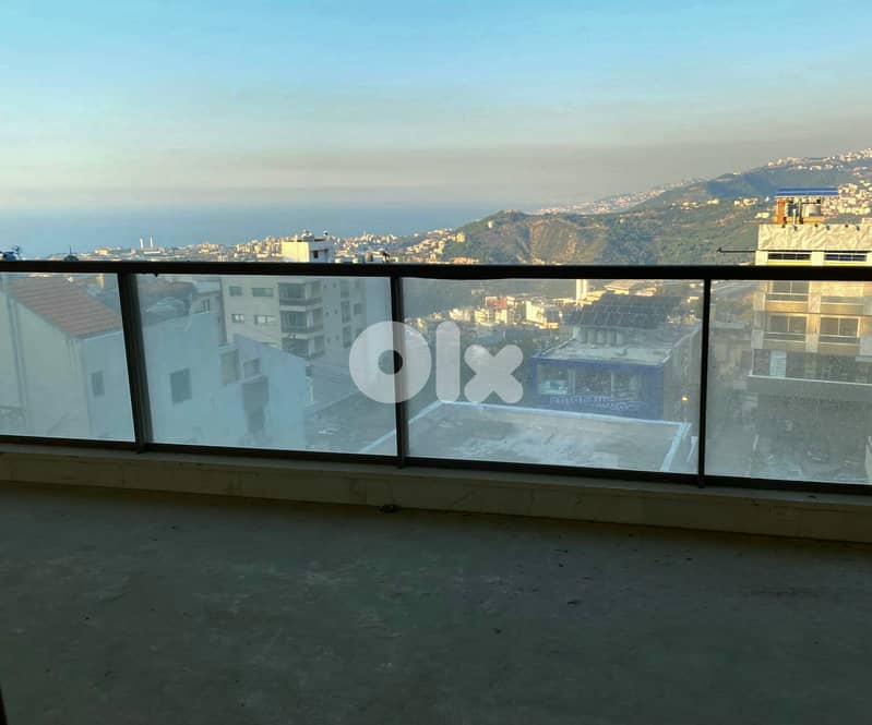 Apartment for sale in Mazraat Yachouh/ Terrace/ View 0