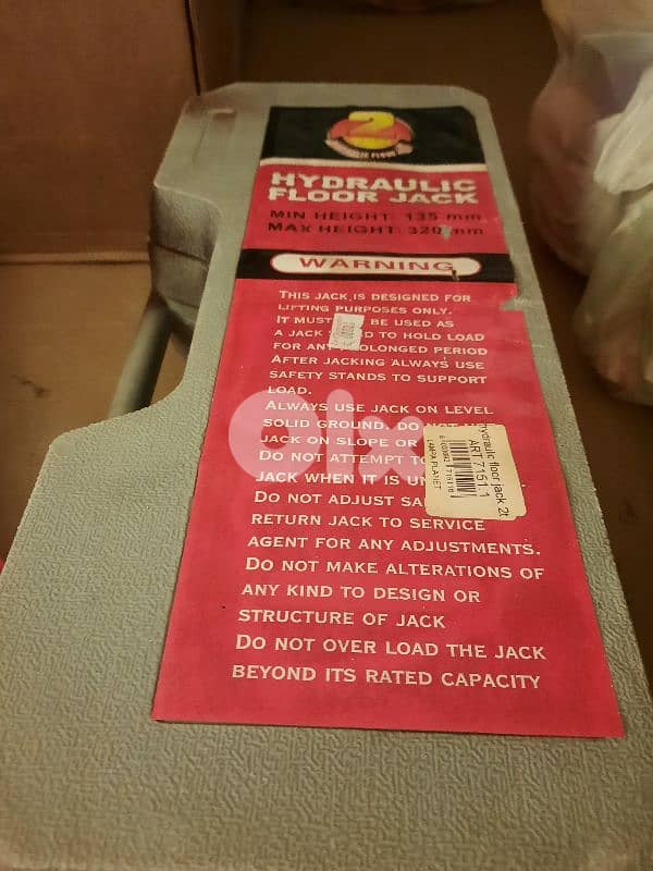 Hydraulic Car Jack Lift 2 Tons عفريت 1