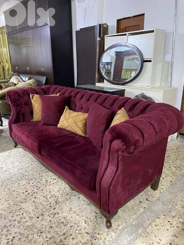 طقم كنبايات شستر فيلد الاصلي قماش تركي 0