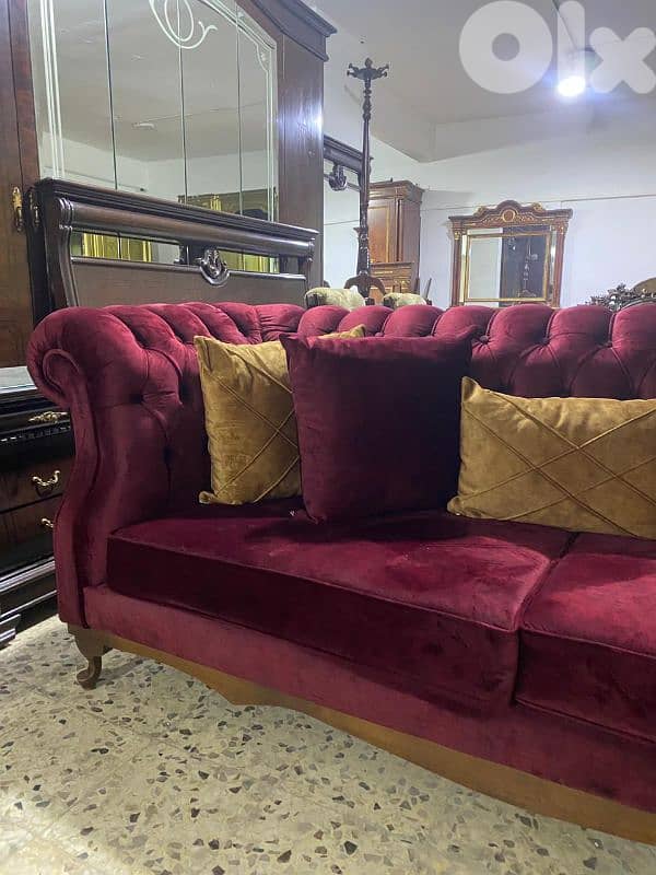 طقم كنبايات شستر فيلد الاصلي قماش تركي 2