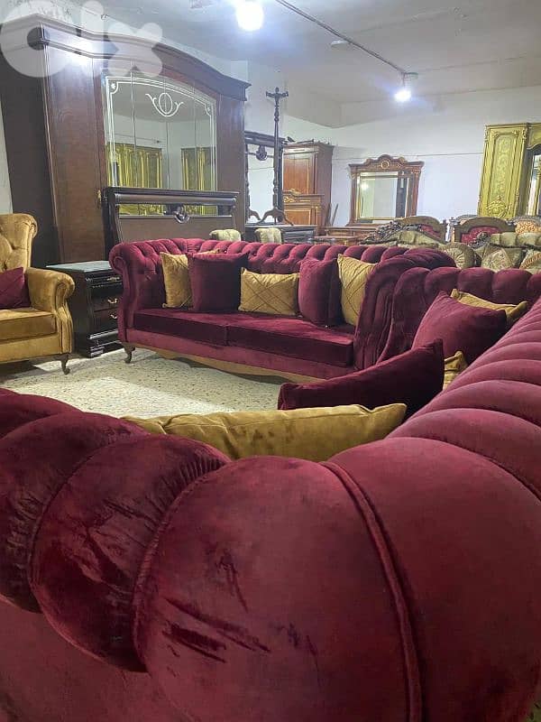 طقم كنبايات شستر فيلد الاصلي قماش تركي 4