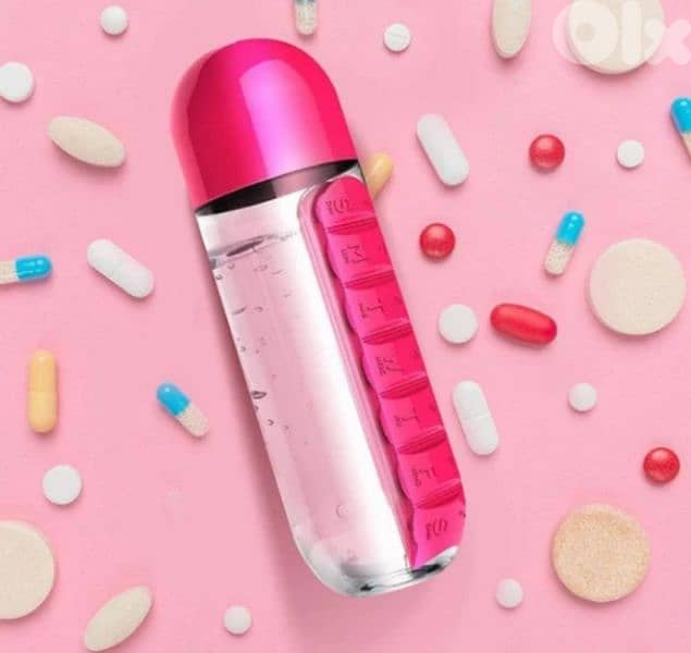 water bottle+medicines box 0