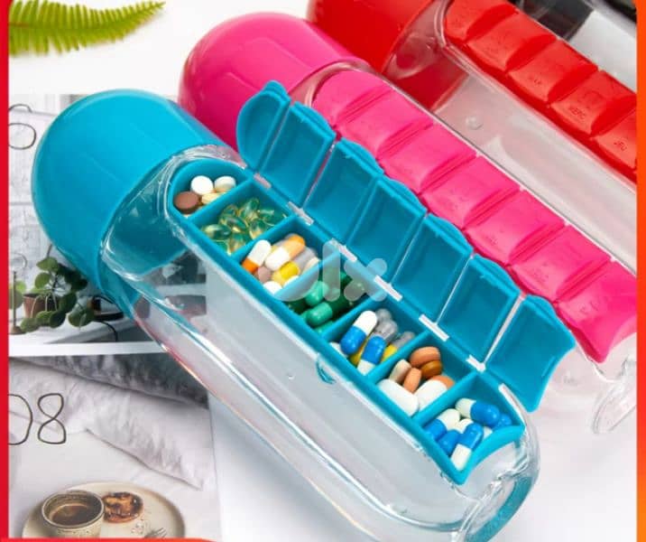 water bottle+medicines box 1