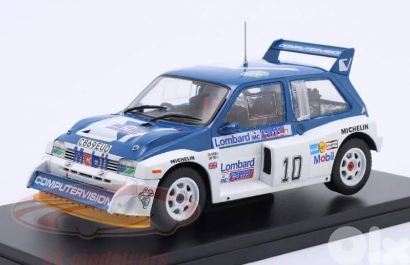 MG Metro 6R4 (Rally 1985) diecast car model 1:24 1