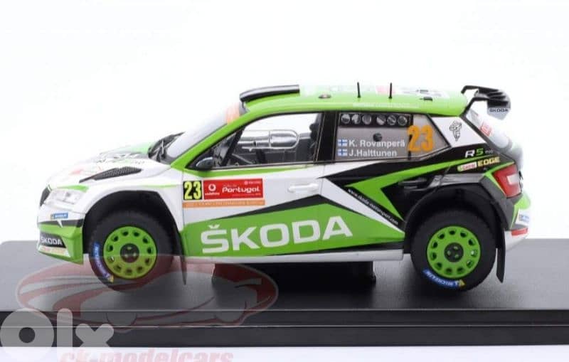 Skoda Fabia R5 Evo (Rally Portugal '19) diecast car model 1:24. . 1