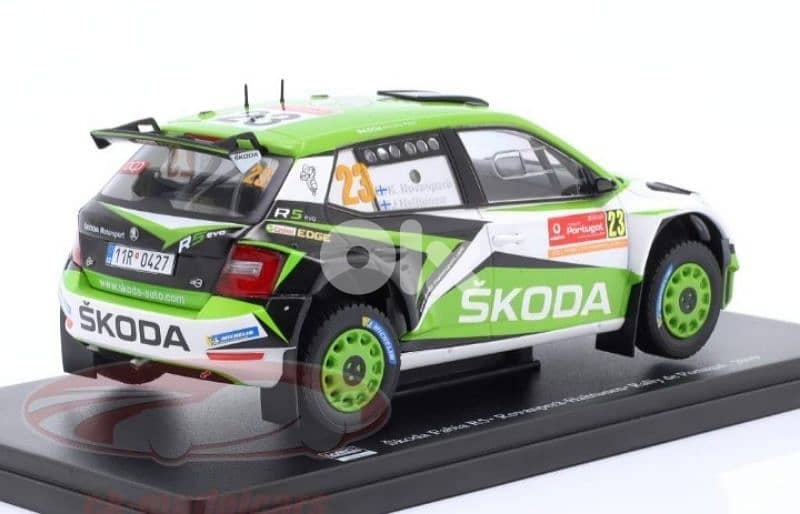 Skoda Fabia R5 Evo (Rally Portugal '19) diecast car model 1:24. . 2