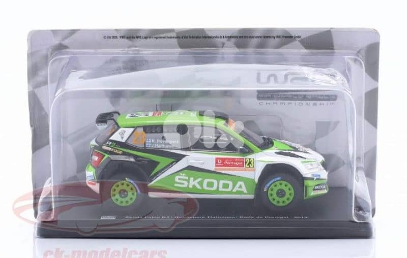 Skoda Fabia R5 Evo (Rally Portugal '19) diecast car model 1:24. . 4