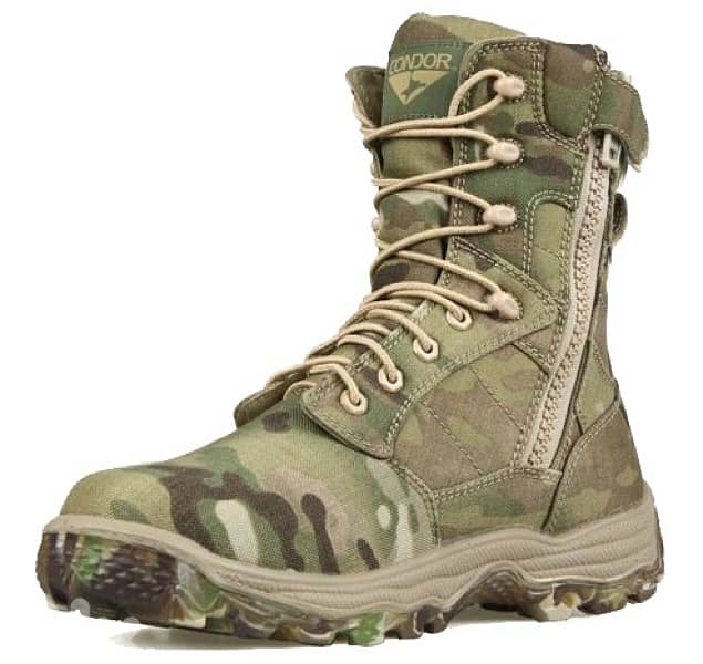 military camo tactical boots 1