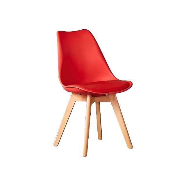 Modern Dining Chair with Wooden Legs & 5 Vibrant Color Options 8