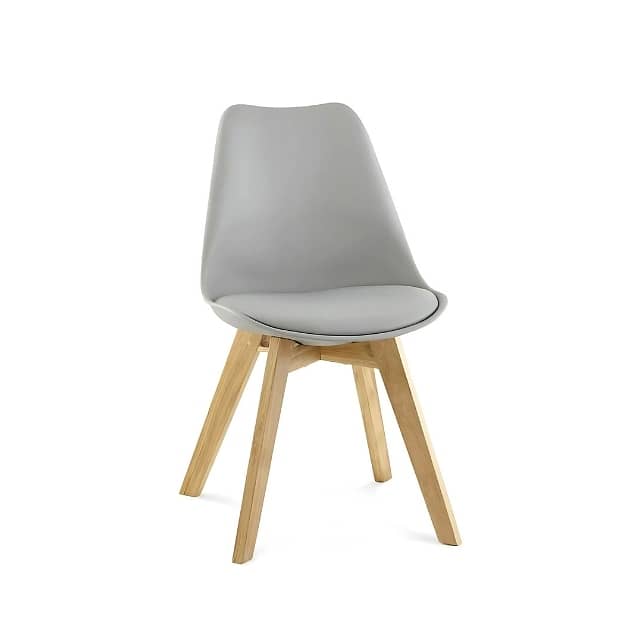 Modern Dining Chair with Wooden Legs & 5 Vibrant Color Options 11