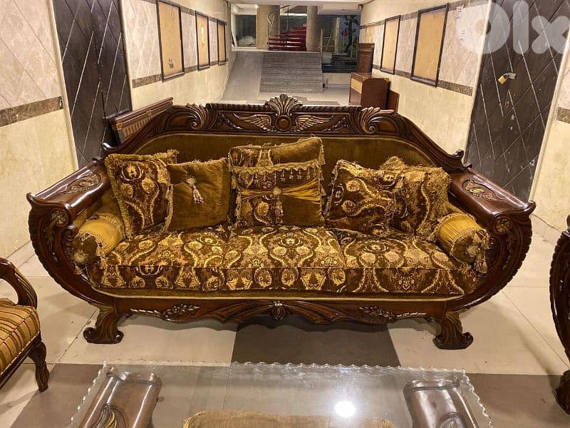 طقم كنبايات حفر خشب زان ست قطع وطاولة 0