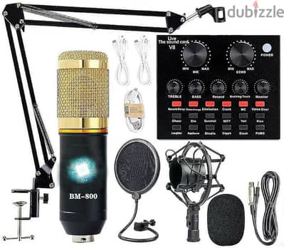 BM800 V8 tiktok live recording audio studio bundle