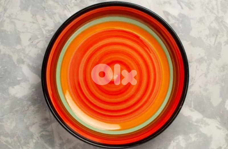 spiral colors plates and mugs 4