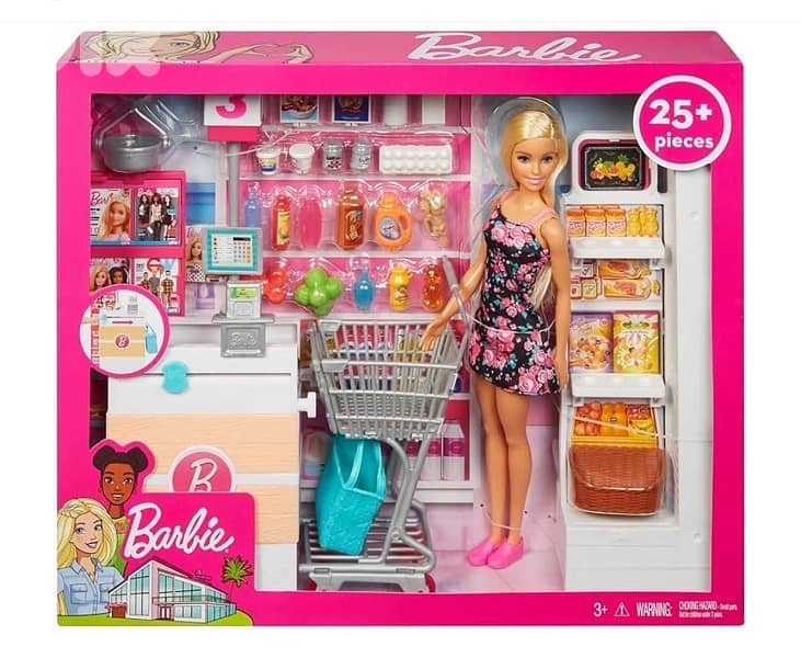 Barbie Doll & Playset, Supermarket 0