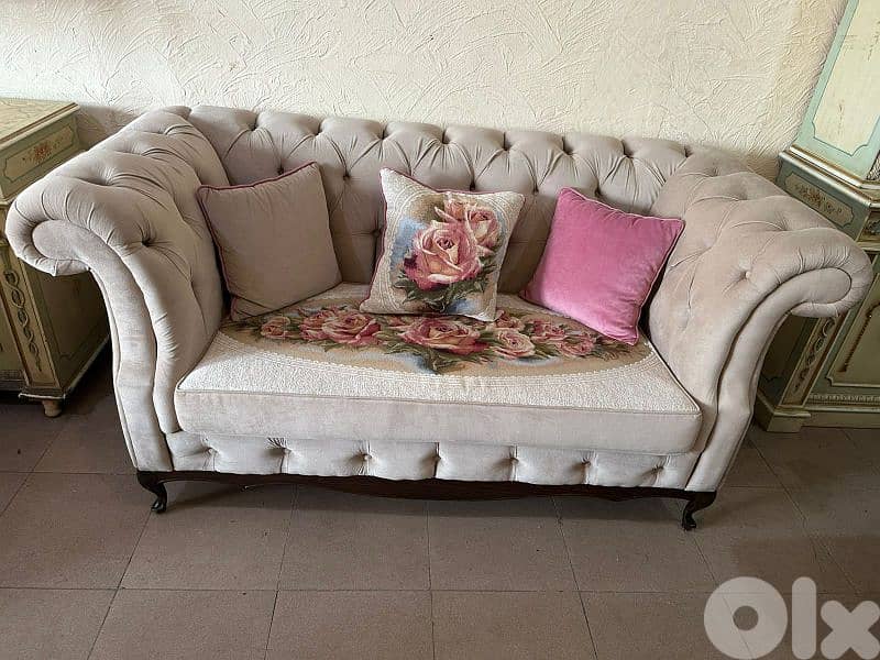 طقم كنبايات شستر فيلد الاصلي قماش تركي 1