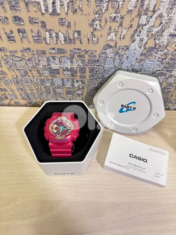 baby-g casio pink color from sundial limited edition never worn 1