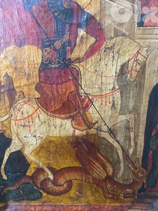 early 19th century st george Russian icon 3