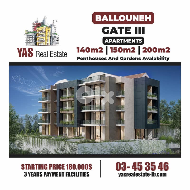 Ballouneh 280m2 | Under Construction | Payment Facilities | View | 0