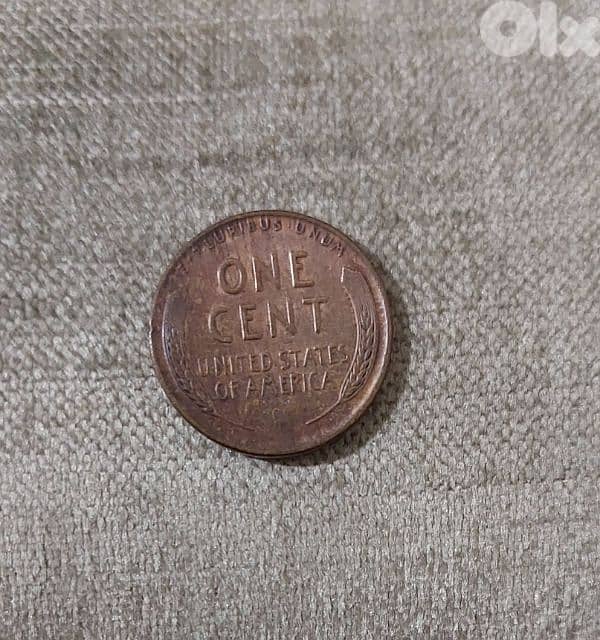 USA Lincolin Wheat cent coin 1937 1