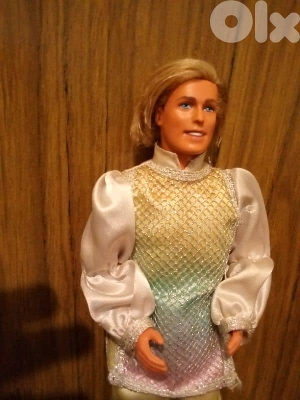 RAINBOW PRINCE KEN Mattel As new doll Bend legs turn waist+own wear=18 4