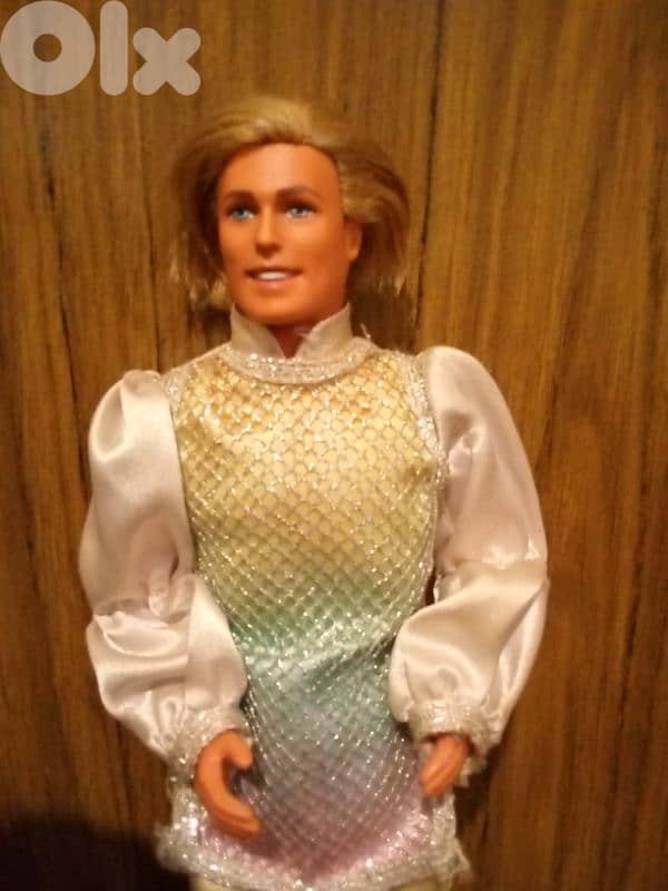 RAINBOW PRINCE KEN Mattel As new doll Bend legs turn waist+own wear=18 2