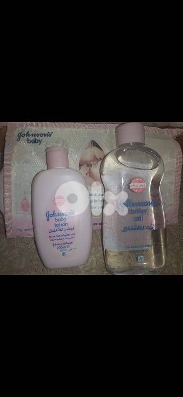 johnsons baby oil 500ml+ lotion 200ml with big bag waterproof 4