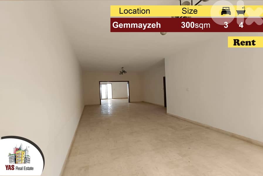 Achrafieh/Gemmayzeh 300m2 | Rent | High End | Prime Location | AA/AC 0