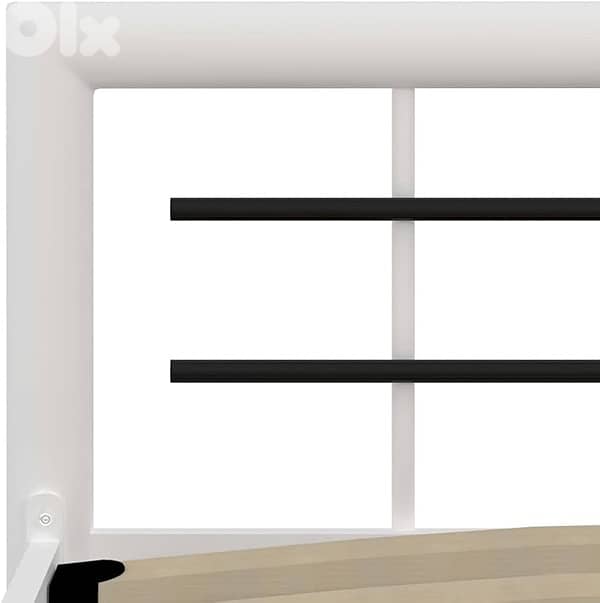 white bed double bed 1