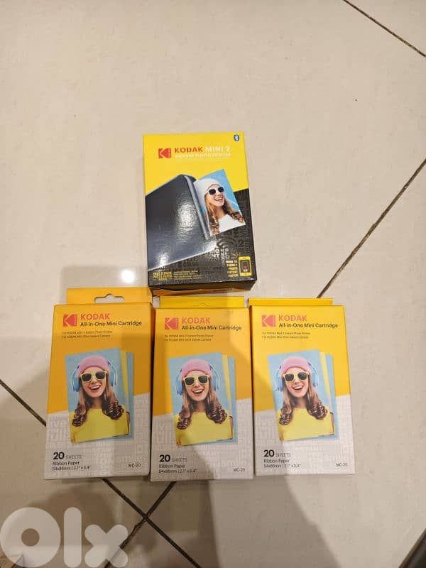Kodak Mini 2 HD Wireless Mobile Instant Photo Printer w/4PASS 0