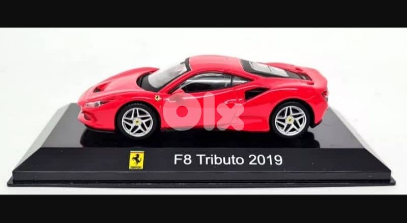 Ferrari F8 Tributo 2019 diecast car model 1;43. 1