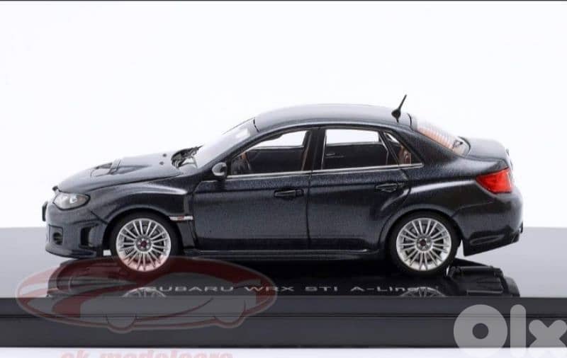 Subaru Impreza WRX STI A-line diecast car model 1;43. 2