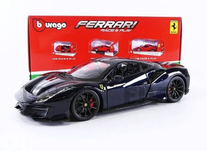 Ferrari 488 Pista diecast car model 1:24. 0