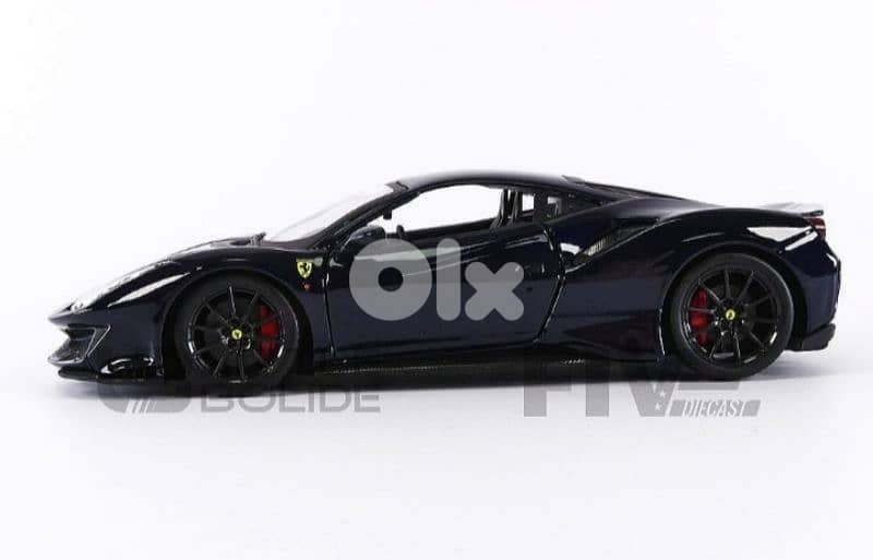 Ferrari 488 Pista diecast car model 1:24. 2